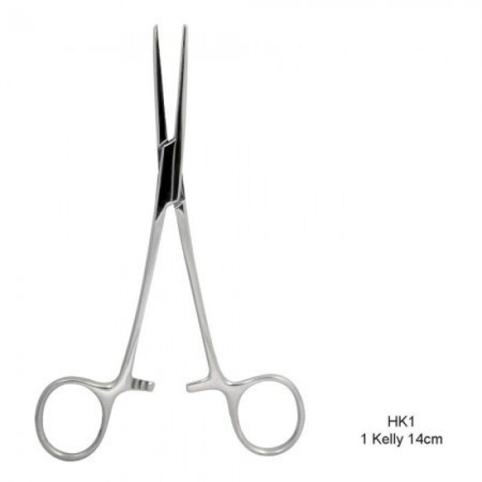 1 Straight Kelly Hemostat (14cm)