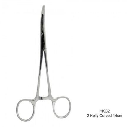 2 Kelly Curved Hemostat (14cm)