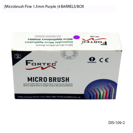 Microbrush Fine 1.5mm Purple (4 BARRELS/BOX)