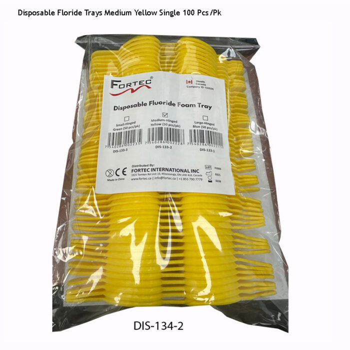 Floride Trays Single - MEDIUM Yellow (100 pc/pk)